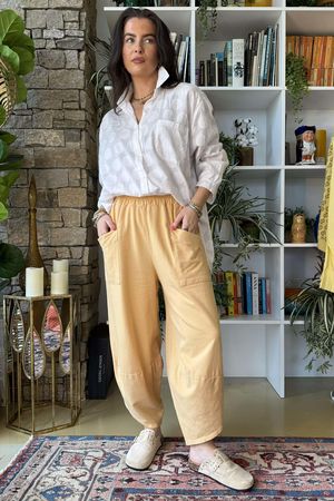 Lagen Shelby Barrel Pant Soft Tuscan